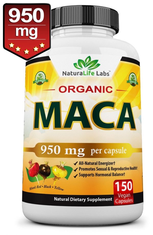 [NEW] Organic Maca 950MG per capsule 150 vegan capsules Peruvian Maca Root - Image 7