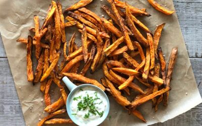 Air-Fryer Sweet Potato Chips