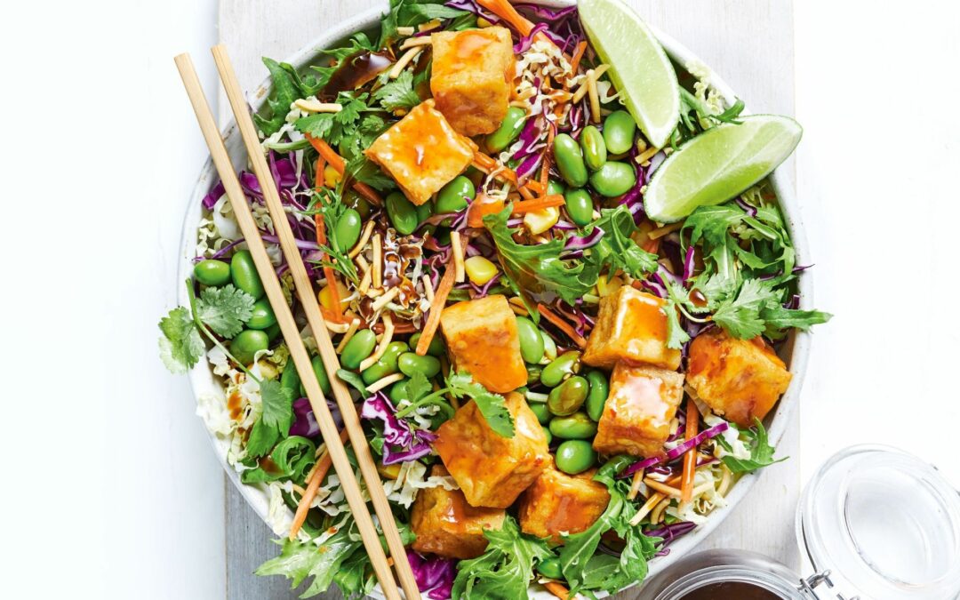 Asian Tofu & Edamame Salad