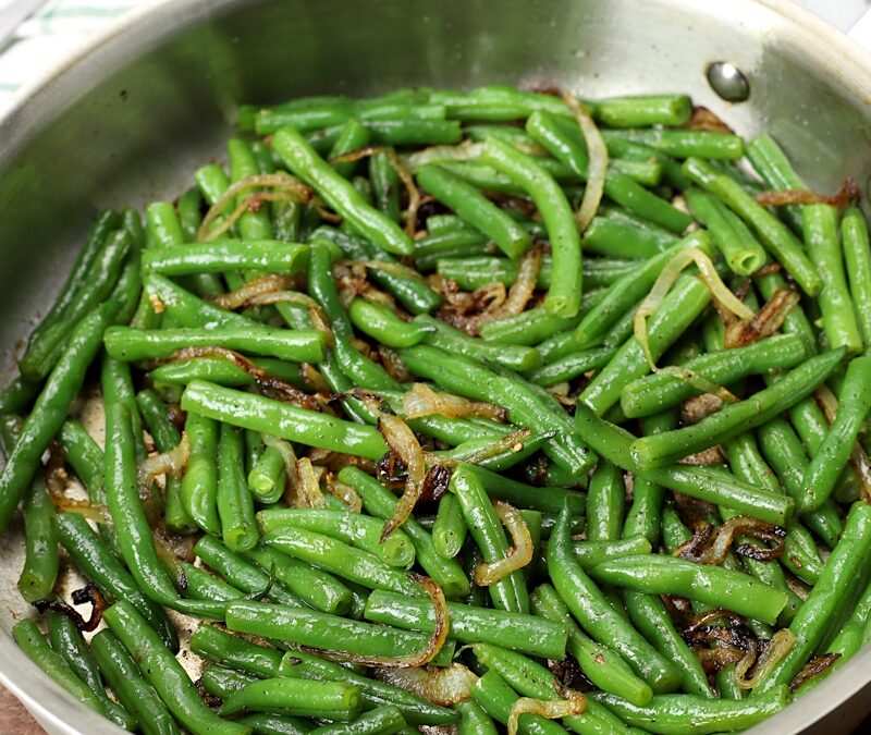 Green Beans & Onions