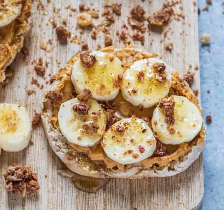 Peanut Butter-Banana English Muffin