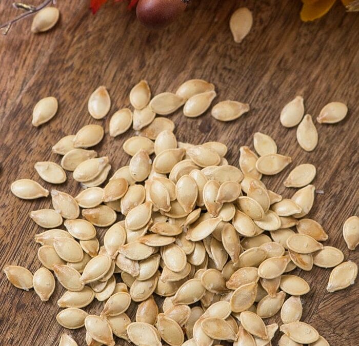 Roasted Spaghetti Squash Seeds