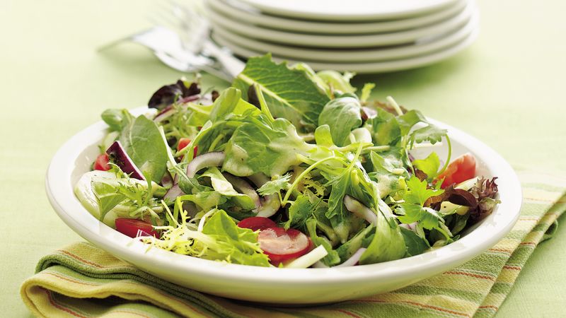 Spring Greens with Dijon Vinaigrette