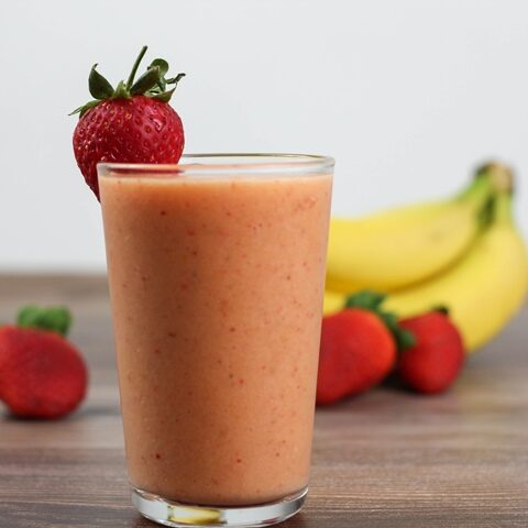 Strawberry-Mango-Banana Smoothie