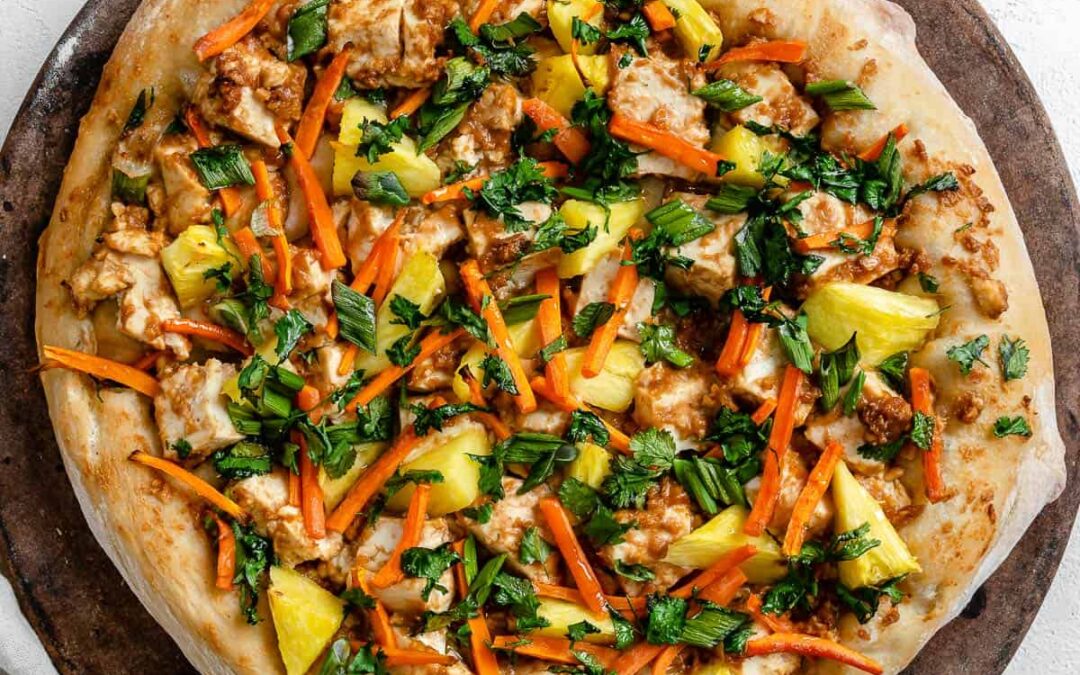 Thai-Style Veggie Pizza