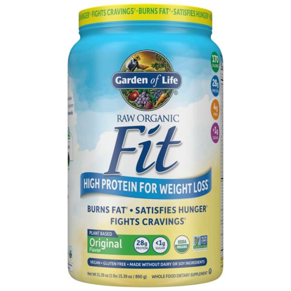 GARDEN OF LIFE RAW ORGANIC FIT HIGH PROTEIN WEIGHT LOSS POWDER ORIGINAL *NEW*